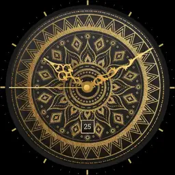Mandala Gold/Black with Date