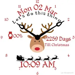 Reindeer Christmas Countdown