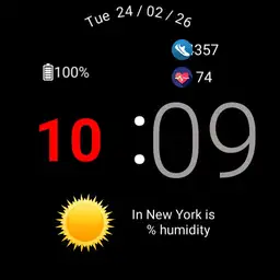 Square amoled black with sensors