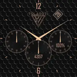 Rose Gold Chrono Black