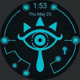 Zelda Sheikah slate graphite