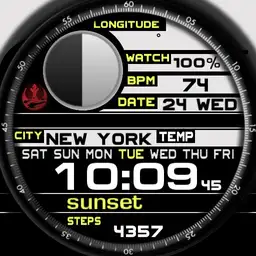 Digital with longitude
