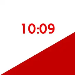 Minimalistic watch face