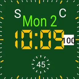 green background Square Digital DJ