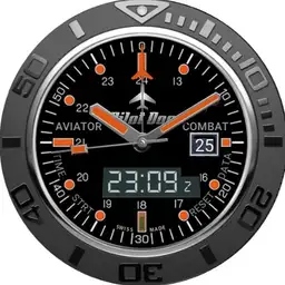Pilot Dog Aviator Combat Dual Time Combo 2