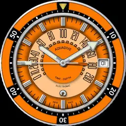 Aquadive Time Depth 50 C.1970s