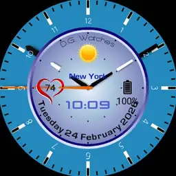 D.G. Watch Blue Gradient