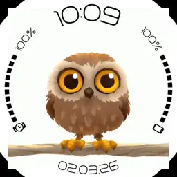 owl day/night animated