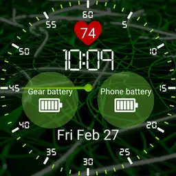 Green Neo watchface
