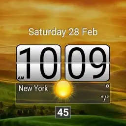HTC Flip Clock v.1.4 Script