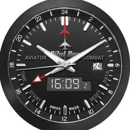 Pilot Dog Aviator Combat Dual Time GMT Combo