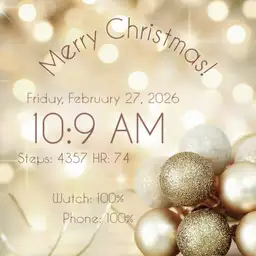 Christmas Gold Ornaments