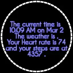 Titanium Wear Text watch