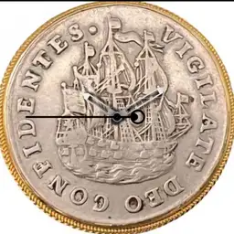 Silver, Sailing Ship, W. Friesland, 6 Stuivers, 1736