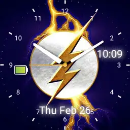 the flash blue emblem