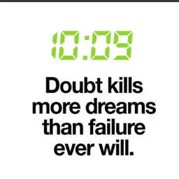 doubt kills