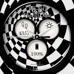 Schwarz Weiss Spirale Animation