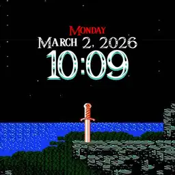 Zelda II - Title Screen