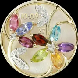 gems and flowers
