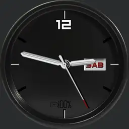 Black Classic Watch Face RLW