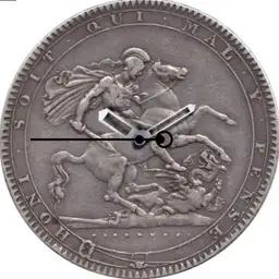 Silver, George III, 1 Crown, UK, 1818