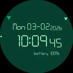 LED font GREEN