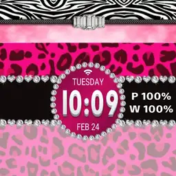 pink leopard bling