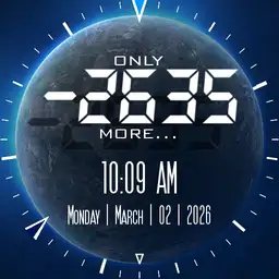 College Countdown earth
