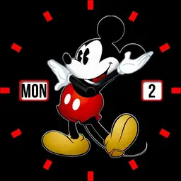 Mickey Round DimBW
