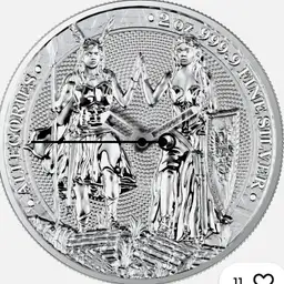 Silver, Allegories-Germania and Gallia, 10 Marks, 2023