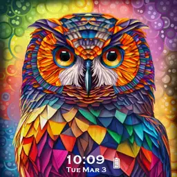 Mosaic owl