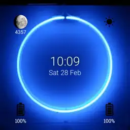 Neon blue Copy
