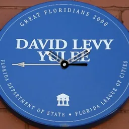 Plaque, David Levy Yulee, Florida, 2000