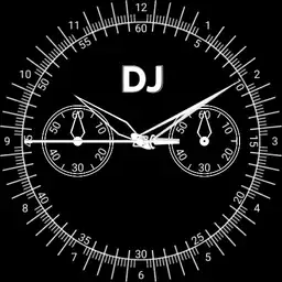 Black chronograph