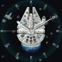 Millenium Falcon Asteroid Belt Star Wars