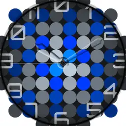 kaleidoscope in blue-gray