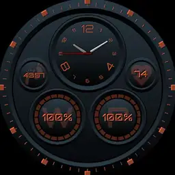 V1 Ucolor Minimal Multi-Screen Weather Blue