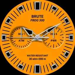 Brute FROG 300 Diver Military Field Watch Colours Lume