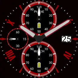 Roman Chronograph Red