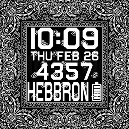 Black bandana Hebbron