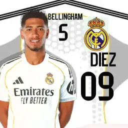 Bellingham 5. Real Madrid 25 26