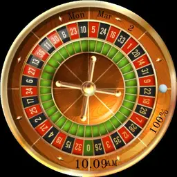 Roulette with spinning wheel and ball -- not a game
