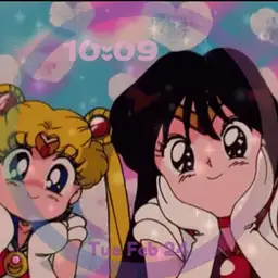 sailor moon and mars