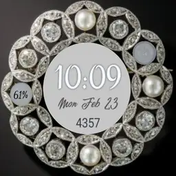 White Brooch