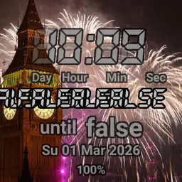 English New Year Count Down - 5 years