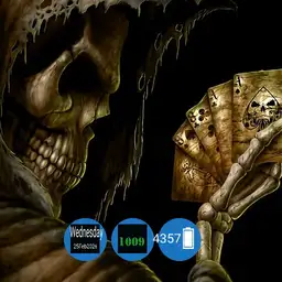 skull watch w 24hr time