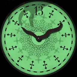 Haunted Mansion 13 Clock