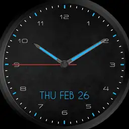 Classic Analog with bezel color gradually change