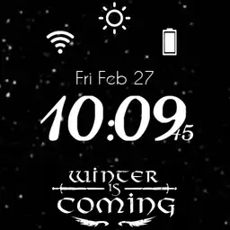 Game of Thrones "Winter is Coming" - Animated Snow