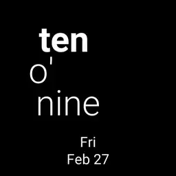 Timester with date centre